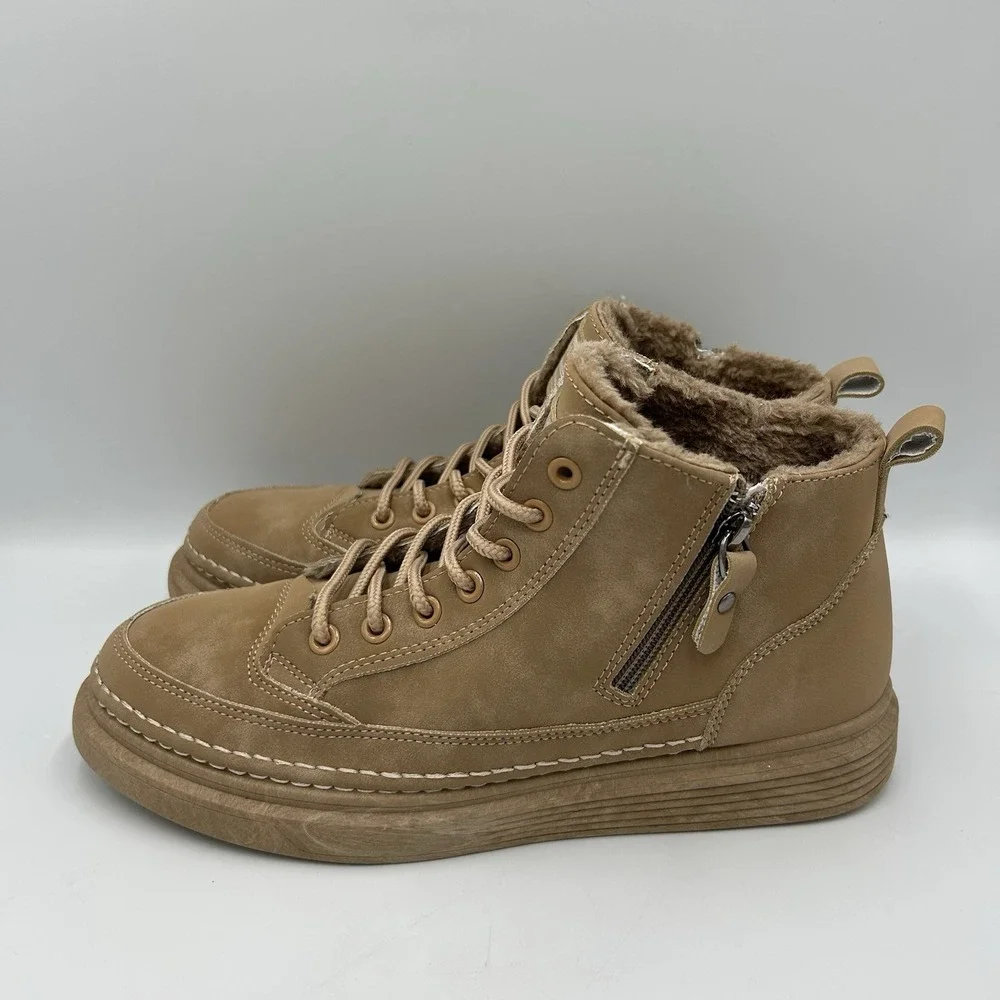BBS By Boris Fleece Lined Ankle Boots Size EU 43 - Picture 4 of 8